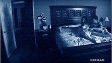 A scene from DreamWorks Pictures' 'Paranormal Activity'