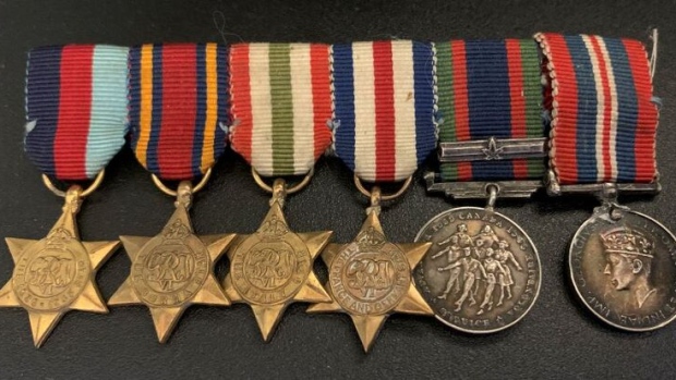 Second World War medals