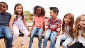 Several young kids at a playground are seen in this undated stock image. (iStock)