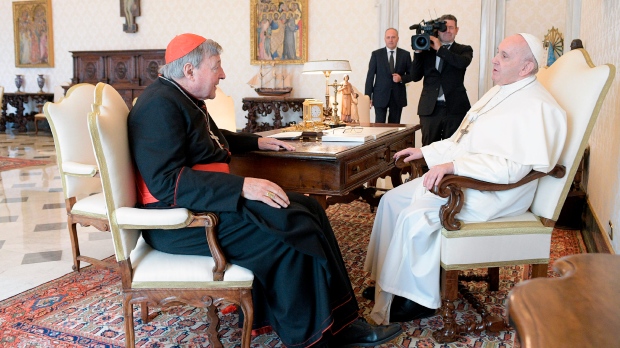 Pope Francis and Cardinal George Pell
