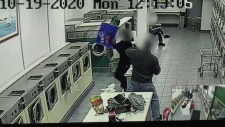 laundromat fight