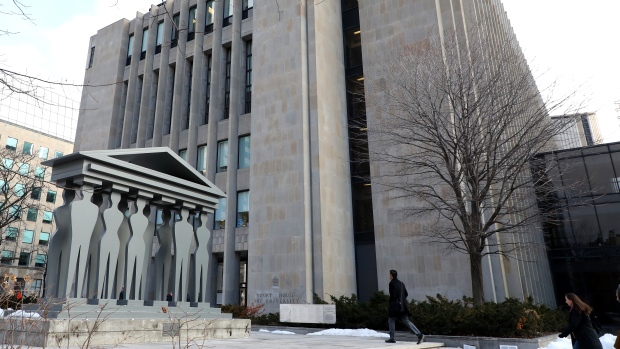 The Ontario Superior Court building is seen in Toronto on Wednesday, Jan. 29, 2020. THE CANADIAN PRESS/Colin Perkel