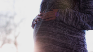 A pregnant woman is shown in this stock image. (Pexels)
