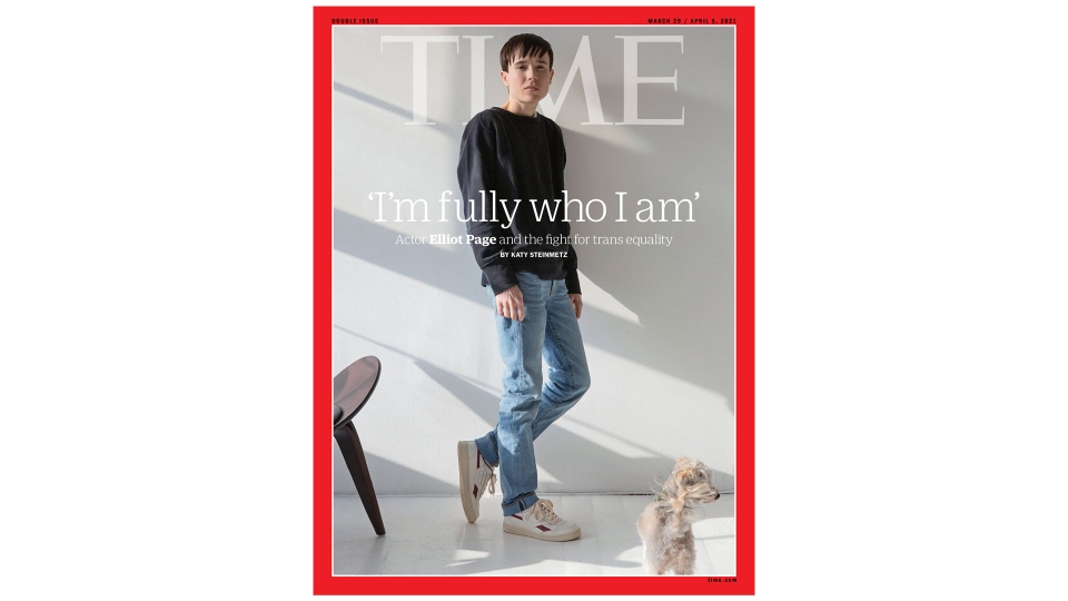 Elliot Page on Time magazine cover