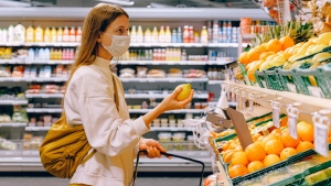 A woman is seen grocery shopping in this undated file photo. (Pexels)