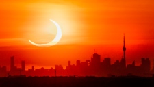 Toronto solar eclipse