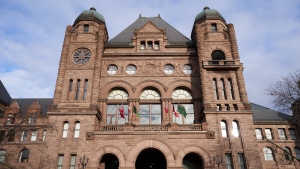 The Ontario legislature is pictured at Queen's Park in downtown Toronto in this undated photo. (CTV News/Craig Wadman)