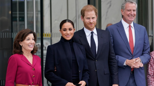 Harry and Meghan tour New York