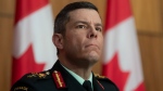 Major General Dany Fortin listens to a question during a news conference Tuesday January 5, 2021 in Ottawa. THE CANADIAN PRESS/Adrian Wyld 
