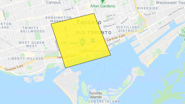 Toronto power outage, OCt. 23, 2021