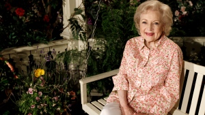 FILE - Actress Betty White poses for a portrait in Los Angeles on June 9, 2010. White will turn 99 on Sunday, Jan. 17. (AP Photo/Matt Sayles, File) 