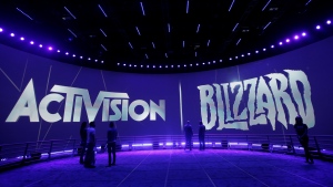The Activision Blizzard Booth is shown on June 13, 2013 the during the Electronic Entertainment Expo in Los Angeles. Microsoft is buying Activision Blizzard, Tuesday, Jan. 18, 2022, for $68.7 billion to gain access to blockbuster games including Call of Duty and Candy Crush. The all-cash deal will let Microsoft accelerate mobile gaming and provide it building blocks for the metaverse, or a virtual environment. (AP Photo/Jae C. Hong, File)