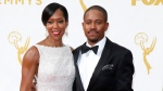 FILE - Regina King, left, and Ian Alexander Jr. arrive at the 67th Primetime Emmy Awards on Sunday, Sept. 20, 2015, at the Microsoft Theater in Los Angeles. Ian Alexander Jr., the only child of award-winning actor and director Regina King, has died. The death was confirmed Saturday, Jan. 22,2022 in a family statement. (Photo by Danny Moloshok/Invision for the Television Academy/AP Images, File)