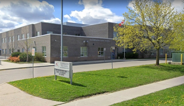 Clearmeadow Public School in Newmarket, Ont. is shown in a Google Streetview image.