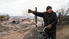 Fires outside Kyiv