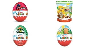 Some of the Kinder chocolate products being recalled due to possible Salmonella contamination. (CFIA)
