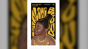 A Canada Post stamp honouring Salome Bey, Canada’s First Lady of the Blues, is shown in a handout. THE CANADIAN PRESS/HO-Canada Post