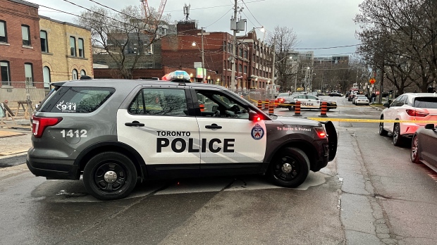 Downtown Toronto collision