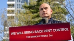 Ontario Liberal Leader Steven Del Duca makes an announcement during a campaign stop in Scarborough, Ont., on Friday May 13, 2022. THE CANADIAN PRESS/Frank Gunn