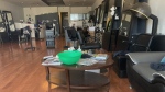 This photo shows the interior of Hair World Salon in Dallas on Thursday, May 12, 2022. Police searched Thursday for a man who opened fire inside a hair salon in Dallas' Koreatown area, wounding three people. Authorities do not yet know why the man shot the three female victims Wednesday afternoon at Hair World Salon, which is in a shopping center with many businesses owned by Korean Americans. (AP Photo/Jamie Stengle)