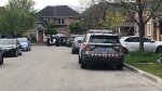 Toronto police are on the scene of a carjacking in Scarborough. (Beth Macdonell/CTV News)