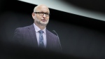 Justice Minister David Lametti makes an announcement in Ottawa on Monday, May 16, 2022. Lametti says his government is not ruling out a court challenge to a recently adopted Quebec language law, but he says it will depend on how the law is implemented. THE CANADIAN PRESS/Sean Kilpatrick