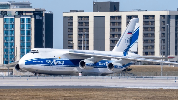 Russian plane at Pearson