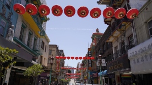 Lanterns hang in Chinatown above Grant Avenue in San Francisco, Monday, May 23, 2022. Chinatowns and other Asian American enclaves across the U.S. are using art and culture to show they are safe and vibrant hubs nearly three years after the start of the pandemic. From an inaugural arts festival in San Francisco to night markets in New York City, the rise in anti-Asian hate crimes has re-energized these communities and drawn allies and younger generations of Asian and Pacific Islander Americans. (AP Photo/Eric Risberg)