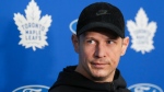 Toronto Maple Leafs forward Jason Spezza speaks to the media in Toronto on Tuesday, May 17, 2022. THE CANADIAN PRESS/Nathan Denette