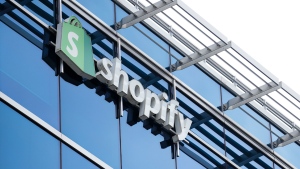 Shopify Inc. headquarters signage in Ottawa on Tuesday, May 3, 2022. Shopify Inc. is a Canadian multinational e-commerce company.  THE CANADIAN PRESS/Sean Kilpatrick