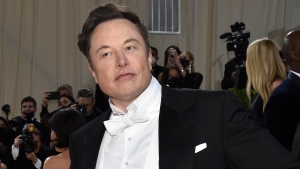 Elon Musk attends The Metropolitan Museum of Art's Costume Institute benefit gala celebrating the opening of the "In America: An Anthology of Fashion" exhibition on May 2, 2022, in New York. (Photo by Evan Agostini/Invision/AP)