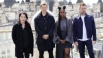 From left, Director Deborah Chow, actor Hayden Christensen, actress Moses Ingram and actor Ewan McGregor, pose for photographers at the photocall for the Disney Plus series Obi-Wan Kenobi, at the Corinthia Hotel in London, Thursday, May 12, 2022. (THE CANADIAN PRESS/AP-Ian West/PA via AP