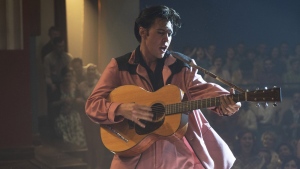 This image released by Warner Bros. Pictures shows Austin Butler in a scene from "Elvis." (Warner Bros. Pictures via AP)