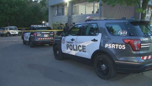 Toronto police are on the scene of a shooting in Flemingdon Park that left one man injured.