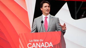 Prime Minister Justin Trudeau called for unity amid a potentially divisive national holiday on Friday, using his official Canada Day address to call for deepened commitment to Canadian values like hope and kindness.