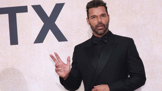 Ricky Martin poses for photographers upon arrival at the amfAR Cinema Against AIDS benefit at the Hotel du Cap-Eden-Roc, during the 75th Cannes international film festival, Cap d'Antibes, southern France, Thursday, May 26, 2022. (Photo by Vianney Le Caer/Invision/AP)