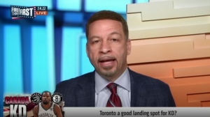 Fox Sports commentator Chris Broussard discusses the possibility of Kevin Durant being traded to the Toronto Raptors. (Fox Sports’ First Things First)