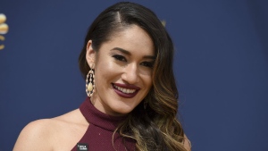 Q’orianka Kilcher arrives at the 70th Primetime Emmy Awards on Sept. 17, 2018, in Los Angeles. (Photo by Jordan Strauss/Invision/AP, File)