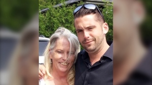 Mississauga resident Marie McKenna poses for a photo her 29-year-old son Corey Smigelsky on Aug. 19, 2018. Smigelsky died five days later after consuming a fatal dose of opioids. (Submitted)