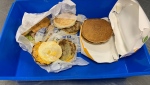 A passenger travelling from Bali, Indonesia to Australia was fined $1,874 after two undeclared McMuffins were found in luggage. (Department of Agriculture, Fisheries and Forestry)
