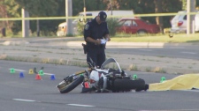Fatal motorcycle crash