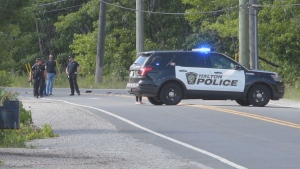 A motorcycle and a vehicle collide in Burlington leaving one person dead.