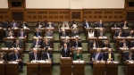 Peter Bethlenfalvy, Ontario's Minister of Finance delivers the provincial government's 2022 budget at the Queens Park Legislature, in Toronto, on Thursday, April 28, 2022. THE CANADIAN PRESS/Chris Young