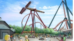 A rendering of The Tundra Twister can be seen above. (Canada's Wonderland)