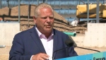 WATCH: Premier Ford swallows bee