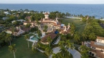 An aerial view of President Donald Trump's Mar-a-Lago estate is pictured, Wednesday, Aug. 10, 2022, in Palm Beach, Fla. (AP Photo/Steve Helber)