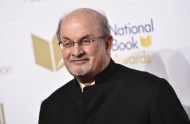 Salman Rushdie attends the 68th National Book Awards Ceremony and Benefit Dinner on Nov. 15, 2017, in New York. An Iranian government official denied on Monday, Aug. 15, 2022, that Tehran was involved in the assault on author Rushdie, in remarks that were the country's first public comments on the attack. (Photo by Evan Agostini/Invision/AP, File)