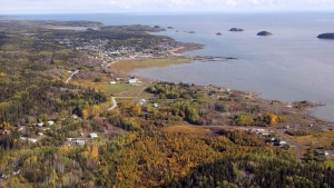 An aerial view of Fort Chipewyan, Alta., on the border of Wood Buffalo National Park is shown on Monday, Sept. 19, 2011. A United Nations body that monitors some of the world's greatest natural glories is in Canada again to assess government responses to ongoing threats to the country's largest national park, including plans to release treated oilsands tailings into its watershed. THE CANADIAN PRESS/Jeff McIntosh
