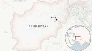 This is a locator map for Afghanistan with its capital, Kabul. (AP Photo)