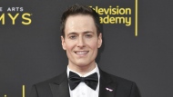 FILE - Randy Rainbow arrives at the Creative Arts Emmy Awards on Sept. 14, 2019, in Los Angeles. Rainbow has built a career on his musical parody videos, and he's up for his fourth Emmy nomination. But his competition in the short-form variety series category includes heavyweights James Corden, Stephen Colbert and Seth Meyers. (Photo by Richard Shotwell/Invision/AP, File)